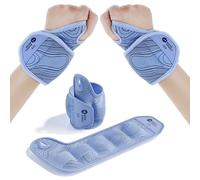 M Mike Sport Peso da polso con fibbie per pollice per uomo e donna 0,5 kg x 20,9 kg x 2 1,4 kg x 2 1,8 kg x 2 peso alla caviglia 2,3 kg x 2 guanti pesati per corsa, camminata, allenamento