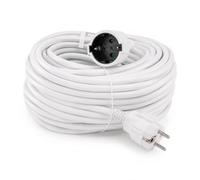 M mimotec -Prolunga Elettrica Schuko 10m 3x1,5mm² con Messa a Terra, Cavo Prolunga 16A 250V Bianco per Casa, Ufficio ed Elettrodomestici