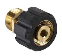 M MINGLE Adattatore per idropulitrice, filettatura metrica M22 15 mm femmina a M22 14 mm maschio, 4500 PSI