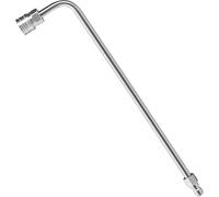 M MINGLE Bacchetta di Prolunga per Idropulitrice, Asta Angolata a 90 gradi, per Pulizia di Grondaia e Carrello, 1/4 Pollice Attacco Rapido, 14 Pollici, 35 CM