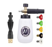 M MINGLE Cannone di schiuma pezzi di ricambio per Bosch (non AQT), Husky e idropulitrice con 5 beccucci, connettore rapido 1/4"