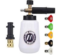 M MINGLE Cannone in Schiuma, Parti di Ricambio per Karcher K2, K3, K4, K5, K6, K7, con 5 Punte per Ugelli, Connettore Rapido da 1/4 pollice