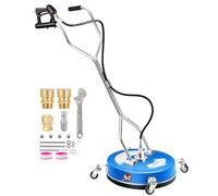 M MINGLE Pulitore per superfici idropulitrice da 20 pollici, 4500 PSI per lavaggio elettrico, accessori per idropulitrice per vialetti, cemento, patii, marciapiedi