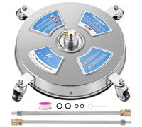 M MINGLE Pulitore per superfici idropulitrice da 43,2 cm, accessori per idropulitrice con 2 bacchette e ugelli di ricambio, connessione rapida da 1/4", 4000 PSI