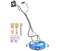 M MINGLE Pulitore per superfici idropulitrice da 45,7 cm, 4500 PSI per lavaggio elettrico, accessori per idropulitrice per vialetti, cemento, patii, marciapiedi