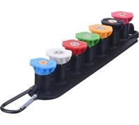 M MINGLE - Set di punte per rondella a pressione con supporto per ugello, 7 punte per ugelli, attacco rapido da 1/4", 4000 psi.