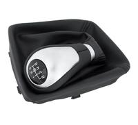 M MODECAR - Compatibile con leva del cambio Mercedes W246 Classe B 11-18 NERA/ARGENTO + cuffia con telaio 6 MARCE per A2462600092,