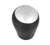 M MODECAR - Compatibile con Nissan Juke dal 2010 - Pomello leva cambio 6 marce NERO + ARGENTO per 32865-1KA0A,