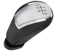 M MODECAR - Compatibile con pomello leva cambio Mercedes Vito W638 96-03 ARGENTO + CROMATO 5 MARCE per A6382670510,