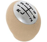 M MODECAR - Compatibile con pomello leva cambio Renault Clio III 05-09 6 MARCE BEIGE per 8200379950,