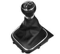 M MODECAR - Compatibile con pomello leva cambio VW Golf V 03-08 con cuffia 5 marce per 1K0711113CF,