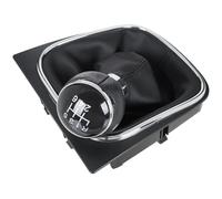 M MODECAR - Compatibile con pomello leva cambio VW Golf V 03-08 con cuffia 6 marce per 1K0711113CG,
