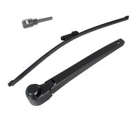 M MODECAR - Compatibile con Skoda Fabia II Station Wagon 2007- Braccio tergicristallo posteriore + spazzola tergicristallo + ugello lavavetri per lunotto posteriore, set da 2 pezzi per 3B9955985A,