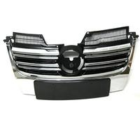 M MODECAR Griglia anteriore per VW Jetta A5 & Golf 5 V Variant (Kombi) 2005 - 2010 - Cromato con parte interna nera e portatarga - Pezzo di ricambio