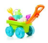 Molto With Folding Handle And Buildable Area Includes Beach Accessories Includes Beach Car 6 Pieces Multicolor