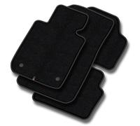 M MOTOS tappetini auto Velours Premium per auto compatibili con BMW 3er E90 2004-2011 - Premium, Matt, Nero tappetino auto - Provate un nuovo comfort di guida con un set di tappetini in velluto
