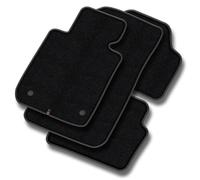 M MOTOS tappetini auto Velours Premium per auto compatibili con Skoda Octavia III 2012-2019 - Premium, Pelle, Nero tappetino auto - Provate un nuovo comfort di guida con un set di tappetini in velluto