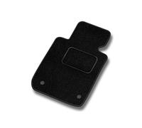 M MOTOS Tappetino per conducente Velours Premium 1 pezzo compatibile con Renault Clio IV 2012-2019 - Standard, Tessuto, Nero Lato conducente - Provate un nuovo comfort di guida con un tappetino in vel