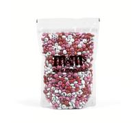 M&M'S COLLECTION Choco - Bonbon Chocolat au Lait Personnalisé Amour - Sachet Vrac de 1,5kg Blanc, Rose et Rouge - Idée de Cadeaux pour la Saint-Valentin
