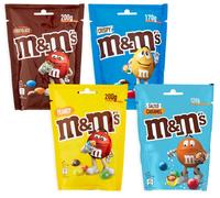 M&M's Mix Chocolate, Crispy, Peanut e Salted Caramel Confetti di Cioccolato 120g