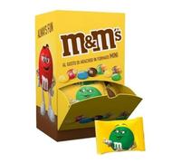M&M's Peanut Arachidi Confettate al Cioccolato al Latte, Box Bocca di Lupo con 60 Mini Porzioni da 20g