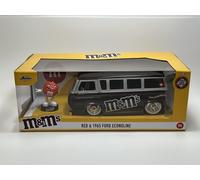 M&M'S Rosso Figura E 1965 Ford Econoline 1:24 Scala Jada 32027 253255065