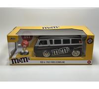 M&M'S Rosso Figura E 1965 Ford Econoline 1:24 Scala Jada 32027 253255065