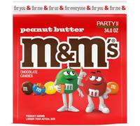 M&M'S Sacchetto di caramelle al cioccolato al burro di arachidi da 34 once