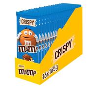 M&M's Tavoletta al Cioccolato Crispy con Riso Soffiato, Confezione da 16 Tavolette - 165 gr