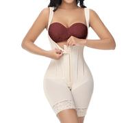 M MYODRESS Fajas Colombianas Moldeadoras Body Shaper BBL Post Chirurgia Postpartum Stage 2 3 Indumento Ad Alta Compressione, Beige, Large