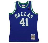 M&N NBA Swingman Maglia 2.0 D. Mavericks 1998-99 D. Nowitzki T-Shirt, Royal, XXL Unisex-Adulto
