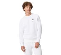 Felpa da tennis da uomo Nike Club Fleece Crew - Bianco XL