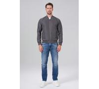 M.O.D Giacca Blouson Da Pilota Jaden College In Grigio Ferro