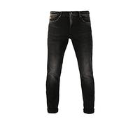M.O.D. Marcel W28-W38 - Jeans da uomo, slim fit, colore: nero, 98% cotone elasticizzato, Argentina Black 3379, 31W x 30L