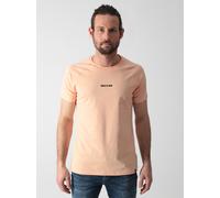 M.O.D Uomo Girocollo Logo T-Shirt Pesca TS-894-928