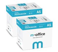 m-office: Carta A5 Multifunzione, 5000 Fogli da 80 g, 2 Scatole