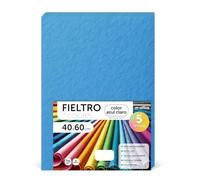 m-office Pannolenci Colorati, Feltro per Lavoretti Creativi, Cucito e Patchwork, Materiale per Scrapbooking e Decorazioni, Set Colori DIY, Ideale Artigianato e Fai-da-te, 40x60cm (Blu Chiaro, 5pz)