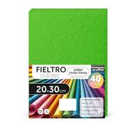 m-office Pannolenci Colorati, Feltro per Lavoretti Creativi, Cucito e Patchwork, Materiale per Scrapbooking e Decorazioni, Set Colori DIY, Ideale Artigianato Fai-da-te, 40x60cm (Blu Pastello, 10pz)