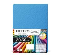 m-office Pannolenci Colorati, Feltro per Lavoretti Creativi, Cucito e Patchwork, Materiale per Scrapbooking e Decorazioni, Set Colori DIY, Ideale Artigianato e Fai-da-te, 40x60cm (Grigio, 10pz)