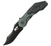 M&P M.A.G.I.C. Assisted Clip point Glass Breaker, Grigio SWMP1B