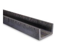 M.P. Metalli barra in ferro liscio a U strutturale da carpenteria, grezzo 60x30 mm - spessore 6,5 mm | 3 mt / 3000 mm | Made in Italy