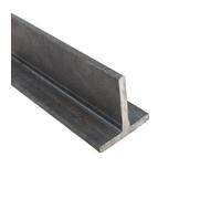 M.P. Metalli Barra in ferro liscio profilo strutturale da carpenteria a T grezzo 50x50 mm, spessore 7 mm | 2 mt / 2000 mm | Made in Italy