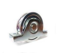 M.P. Metalli - Ruota in C45 120x27 mm con 2 cuscinetti con supporto con gola O - Portata 430 kg - per cancelli e portoni scorrevoli, Sistemi di Scorrimento Pesanti e Strutture Mobili | Set da 1 pezzo