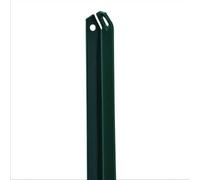 M.P. Metalli - Saetta a L in ferro plastificata per recinzione - colore verde H. 200 cm - Tutte le misure - Ultra strong e resistente | Set da 5 pezzi | Made in Italy