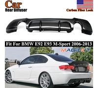 M Performance Style Diffusore posteriore in fibra di carbonio Look Sostituisci per BMW E92 E93 328i 335i 2007-2013 Paraurti posteriore Mantovana Magickit