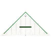 M+R 723320000 - Squadra da 32 cm, retro trasparente, colore: Verde