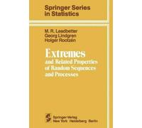 M. R. Leadbetter H. Extremes and Related Properties of Random Sequ (Tascabile)
