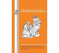 M. R. Wright Presocratics (Tascabile) BCP Greek Texts