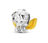M&S M&S - Ciondolo a forma di ali d'angelo, in argento Sterling 925, compatibile con braccialetti Pandora, 4.5mm-5mm, Metallo