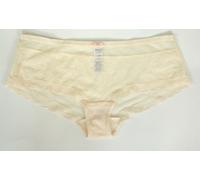M&S Misura 10 Invisibili Vita Bassa Ragazzo Corto Mutandine Elasticizzato Crema